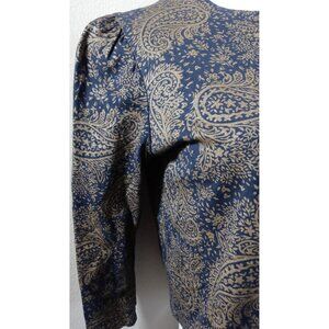 Miss OOPs California Vintage Shoulder Pads Bottom torerito Top Black Gold M